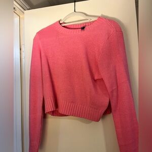 Cute Pink Short Sweater